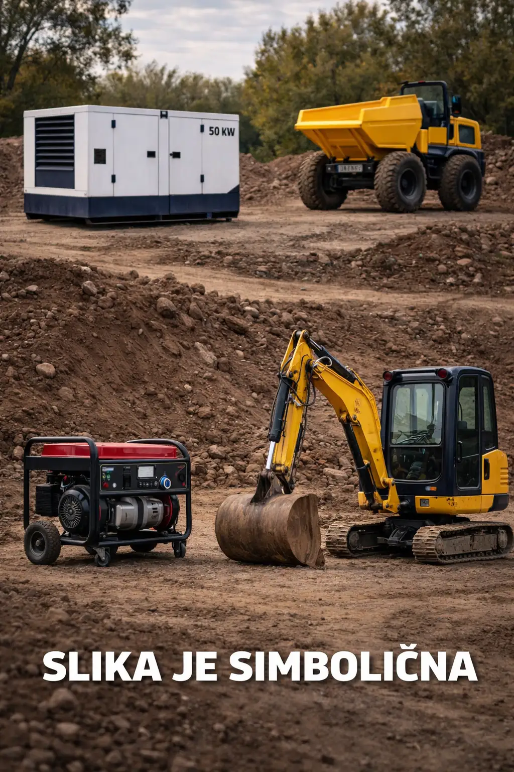 V najem oddajamo gradbeno mehanizacijo in opremo.